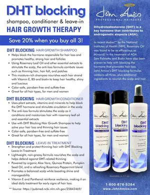 DHT BLOCKING 11oz TRIO- 1st Time ONLY Clients Use Code dht20 for 20% Off Entire order- PLUS FREE shipping!!